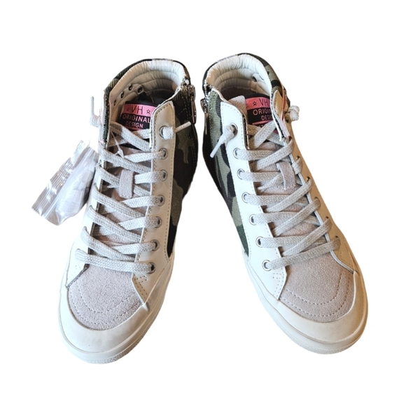 Vintage Havana Dorit High Camo Sneakers NEW - Picture 5 of 7